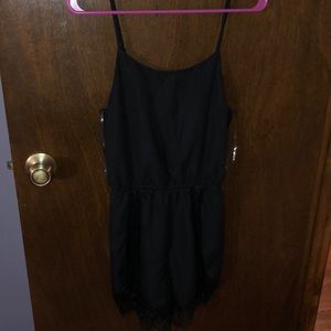 Simple black romper